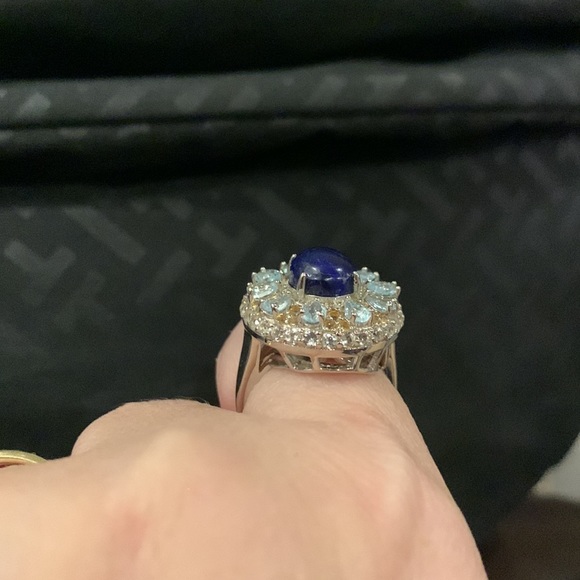 NWT. Size 8. SA blue lapis with Yellow citrine. Aquamarine. - Picture 2 of 3